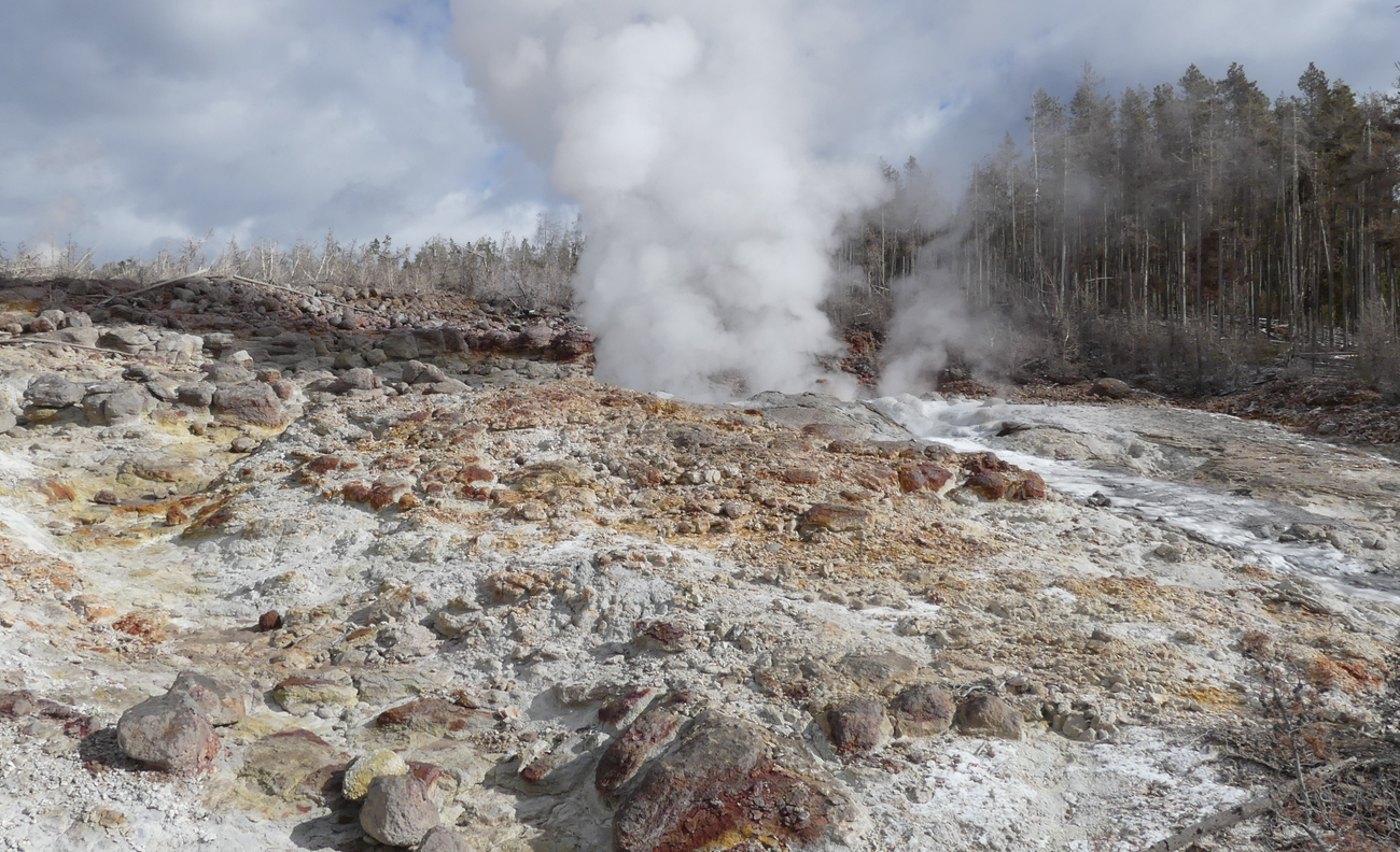 Steamboat geyser