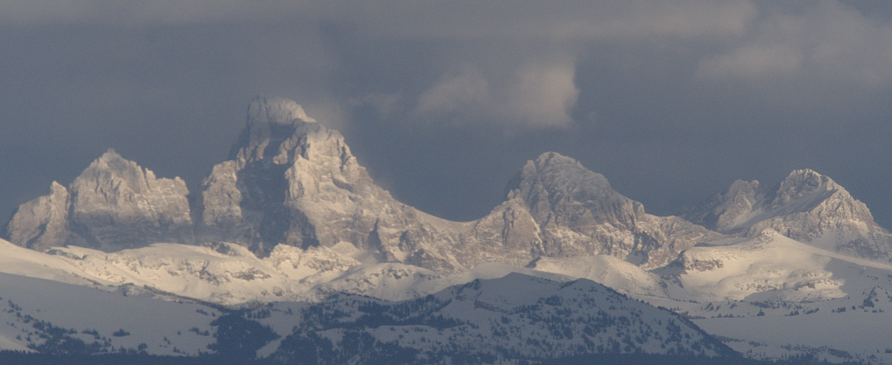 P1020262 Snowy Tetons at sunset